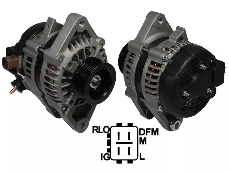 Генератор TOYOTA YARIS/VITZ 1.0 12V 80A 05-11 1KR - Артикул DAN1020 - Производитель Denso - Фото, Отзывы, Цены 