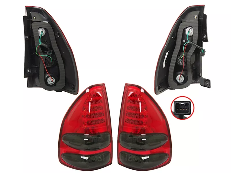 Фонарь задний Toyota Land Cruiser Prado (J120) 02-09 (Диоды/ Комплект) - Артикул PFEE21219G5RD - Производитель Eagle Eyes - Фото, Отзывы, Цены 