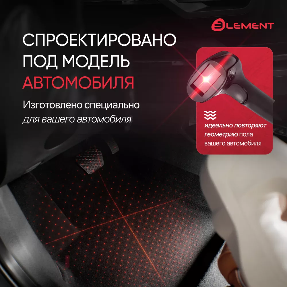 Коврики 3D в салон для CHEVROLET Onix 2023-, седан, 4шт. (полиуретан) / Шевроле Оникс - Артикул ELEMENT3DAN0635210K - Производитель Element - Фото, Отзывы, Цены 