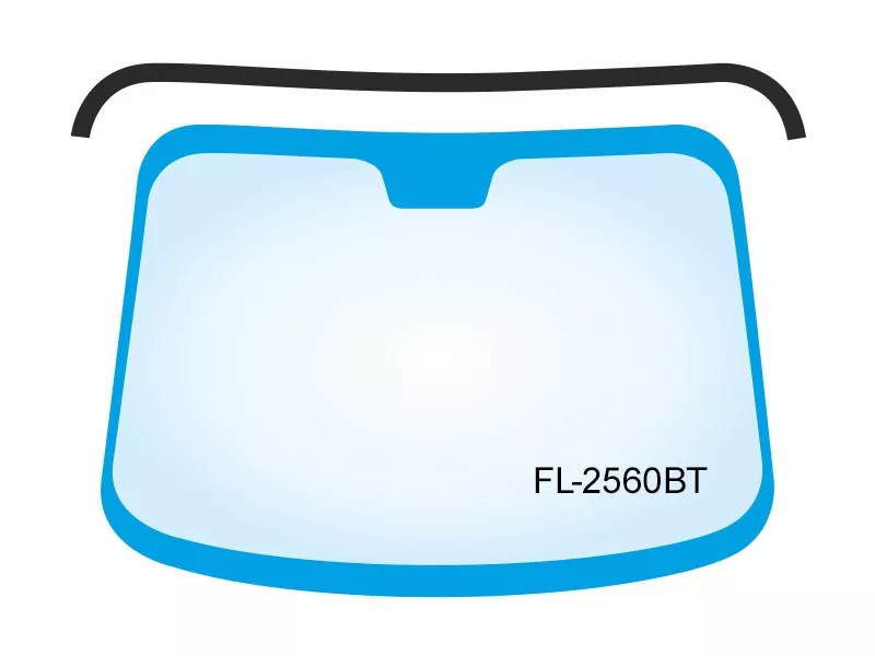 Молдинг лобового стекла (Сверху) Hyundai Sonata 04-19 - Артикул FL2560BT - Производитель FLEXLINE - Фото, Отзывы, Цены 