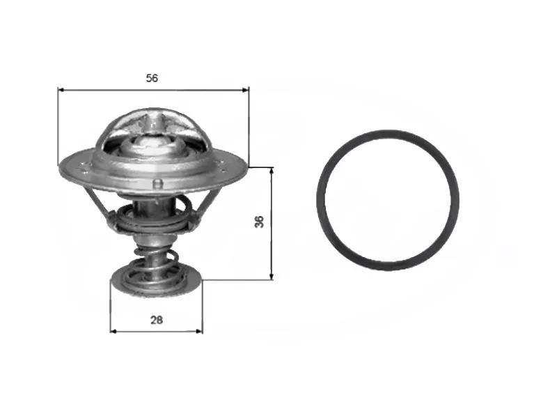 Термостат Mitsubishi ASX 10-20 / Lancer 07-17 - Артикул TH31482G1 - Производитель Gates - Фото, Отзывы, Цены 