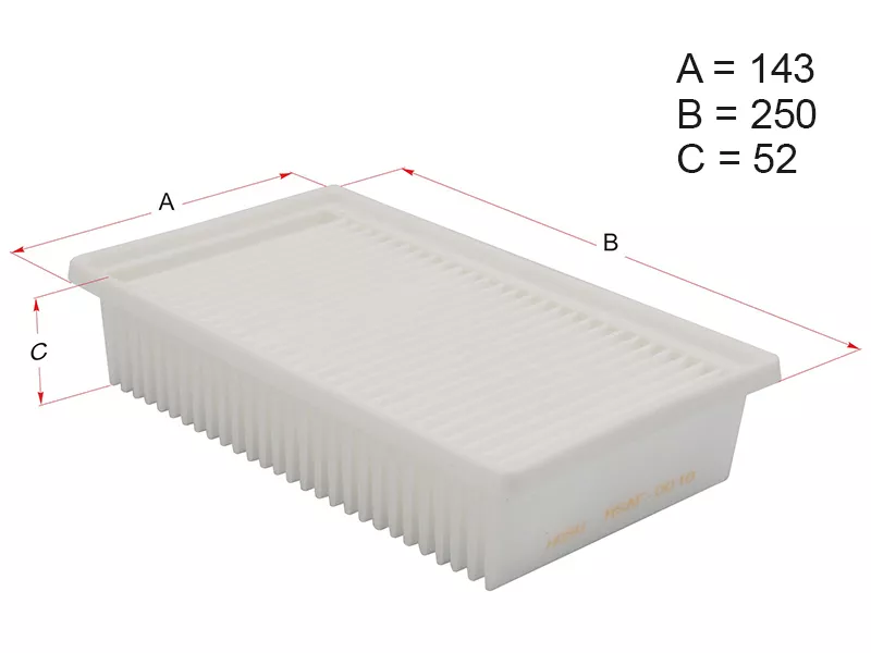Фильтр воздушный HYUNDAI SOLARIS 17-/KIA RIO 17 - Артикул HSAF0010 - Производитель Hosu - Фото, Отзывы, Цены 