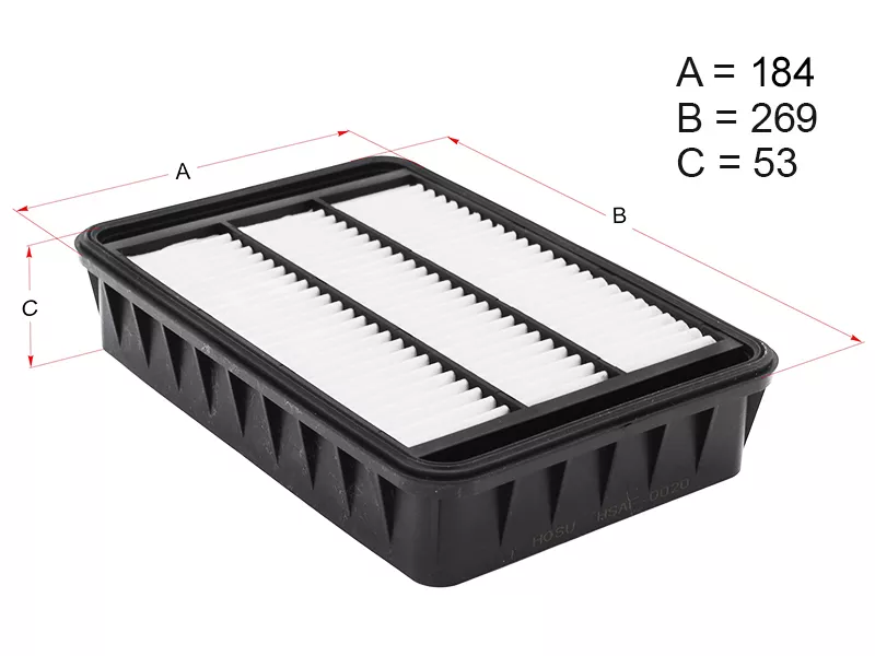 Фильтр воздушный MITSUBISHI OUTLANDER 06-/ASX 10- / LANCER X 07 - Артикул HSAF0020 - Производитель Hosu - Фото, Отзывы, Цены 