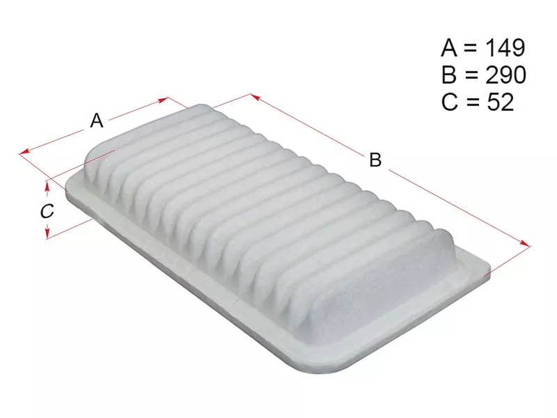 Фильтр воздушный TOYOTA COROLLA 00-07/AVENSIS 03-08 - Артикул HSAF0035 - Производитель Hosu - Фото, Отзывы, Цены 