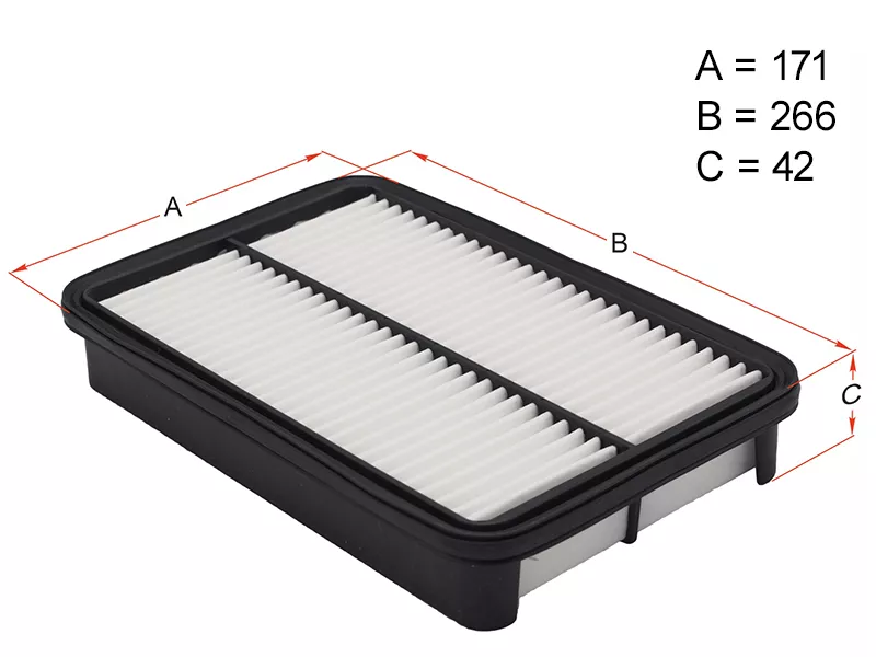Фильтр воздушный TOYOTA COROLLA 4/5A-FE 92-00 - Артикул HSAF0036 - Производитель Hosu - Фото, Отзывы, Цены 