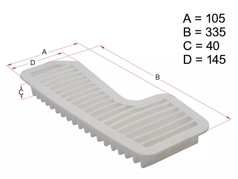 Фильтр воздушный TOYOTA MARK2/RAV4 1GFE/1ZZFE 98 - Артикул HSAF0048 - Производитель Hosu - Фото, Отзывы, Цены 