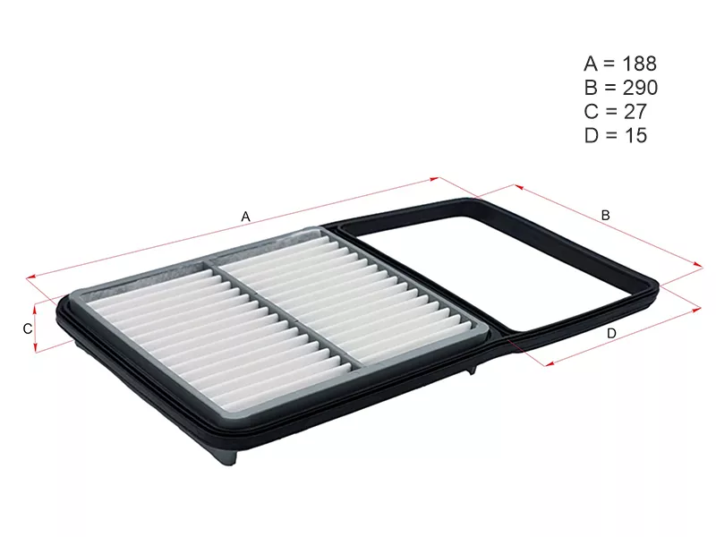 Фильтр воздушный TOYOTA PRIUS 03-11 - Артикул HSAF0049 - Производитель Hosu - Фото, Отзывы, Цены 