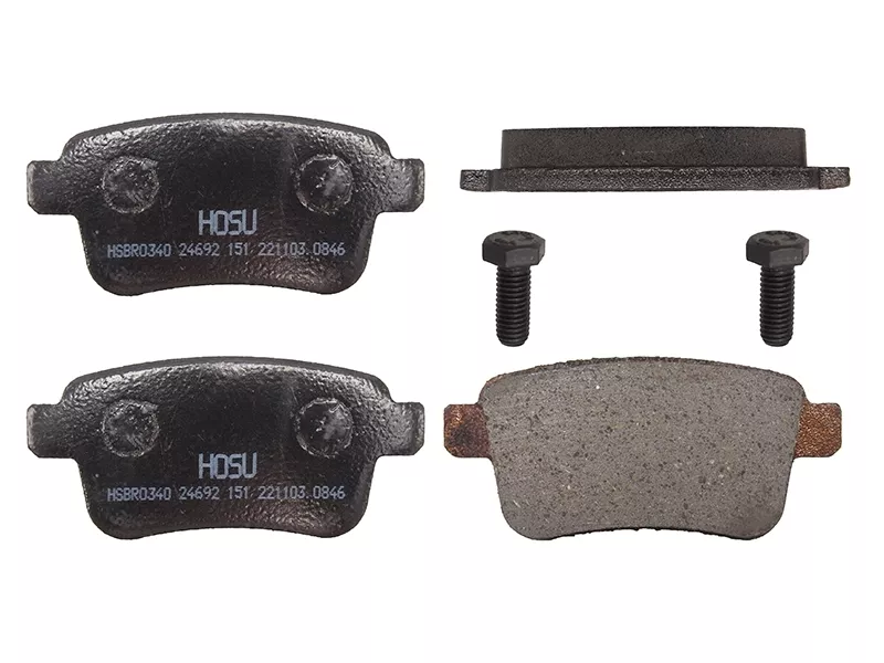 Колодки тормозные (Сзади) Renault Kangoo 08-16 / Mercedes-Benz Citan 12-19 - Артикул HSBR0340 - Производитель Hosu - Фото, Отзывы, Цены 