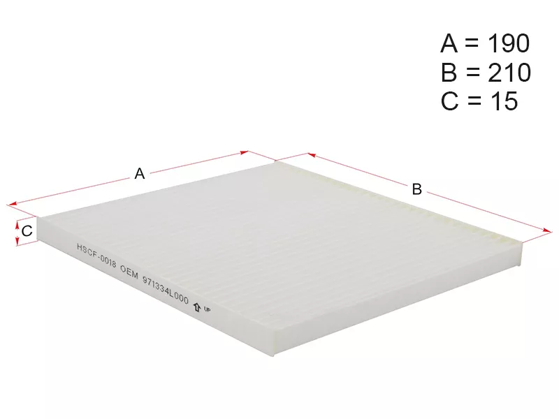 Фильтр салона HYUNDAI SOLARIS/KIA RIO 10- RUS - Артикул HSCF0018 - Производитель Hosu - Фото, Отзывы, Цены 