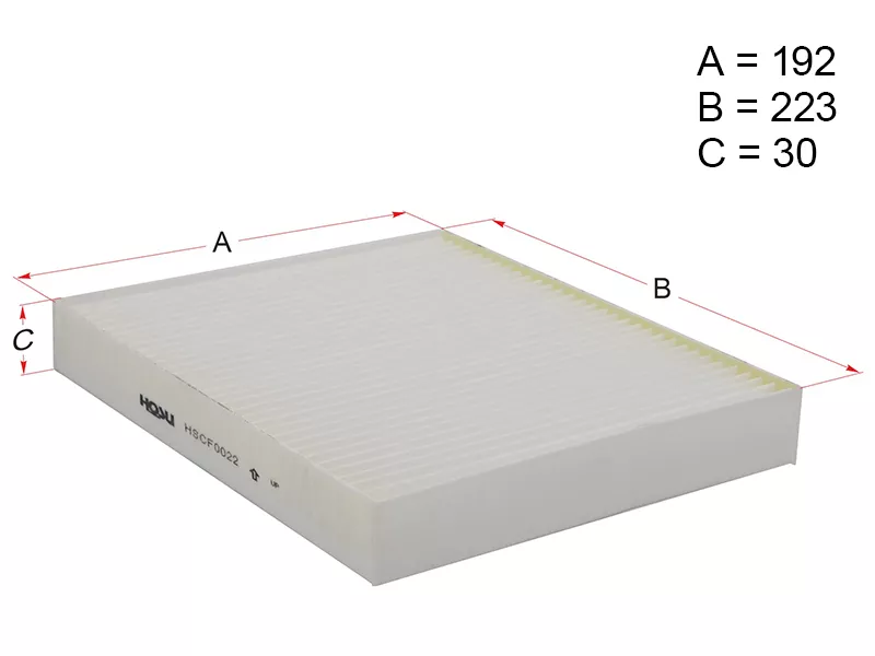 Фильтр салона KIA OPTIMA 15 - Артикул HSCF0022 - Производитель Hosu - Фото, Отзывы, Цены 