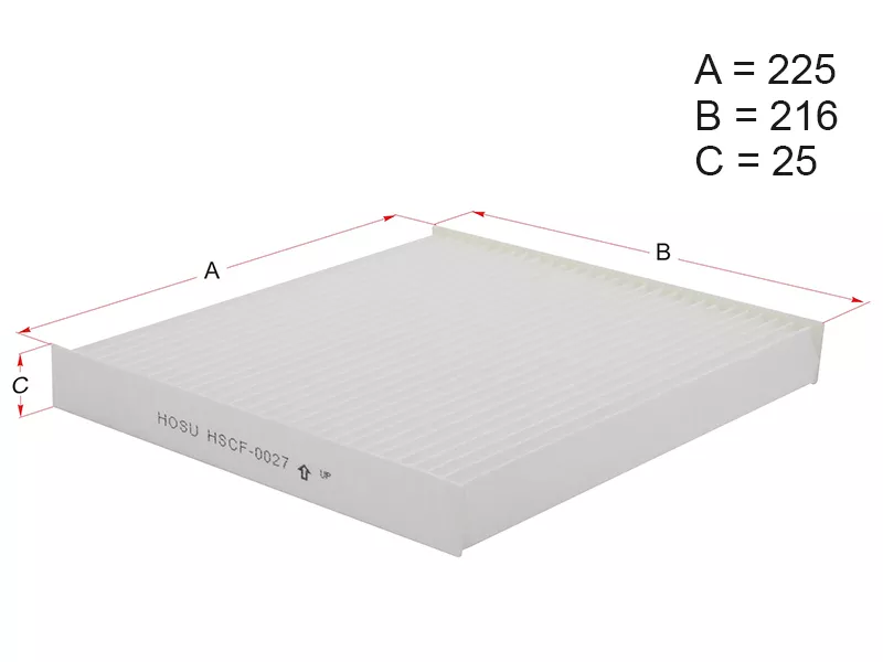 Фильтр салона MAZDA 6 07-/DEMIO DY# 02-07/CX-7 06 - Артикул HSCF0027 - Производитель Hosu - Фото, Отзывы, Цены 