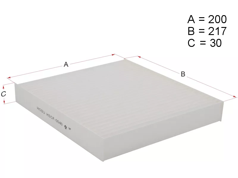 Фильтр салона NISSAN PRIMERA P12 01-08/ALMERA 01-05 - Артикул HSCF0040 - Производитель Hosu - Фото, Отзывы, Цены 