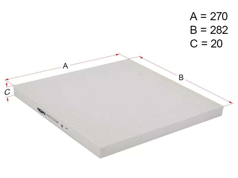 Фильтр салона NISSAN TEANA J32 08-14 - Артикул HSCF0046 - Производитель Hosu - Фото, Отзывы, Цены 
