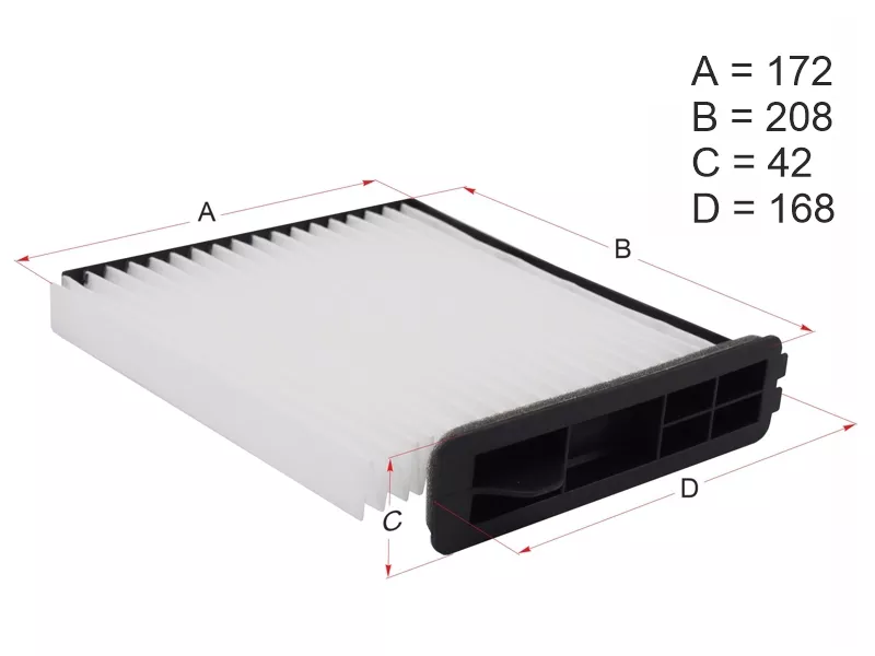 Фильтр салона NISSAN TIIDA 04-/NOTE 05-12 - Артикул HSCF0047 - Производитель Hosu - Фото, Отзывы, Цены 