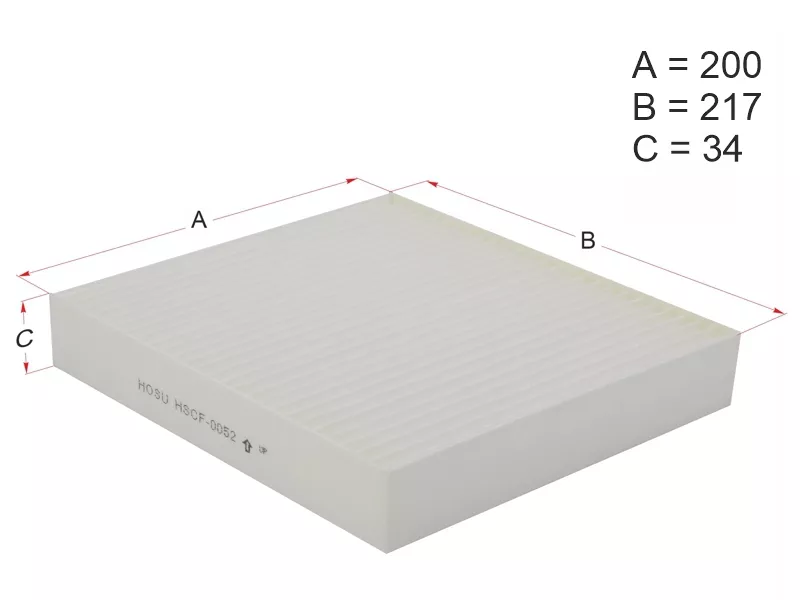 Фильтр салона RENAULT LOGAN/SANDERO 13 - Артикул HSCF0052 - Производитель Hosu - Фото, Отзывы, Цены 