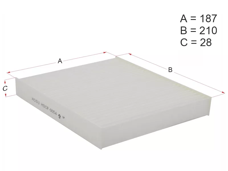 Фильтр салона SUBARU IMPREZA GD# 00-07 - Артикул HSCF0054 - Производитель Hosu - Фото, Отзывы, Цены 