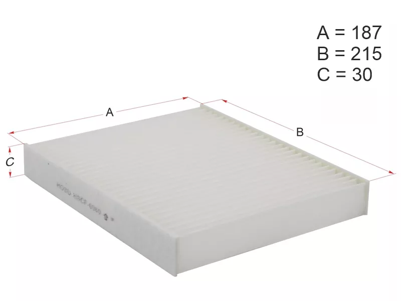 Фильтр салона TOYOTA HILUX ##N 12#/13# 15 - Артикул HSCF0060 - Производитель Hosu - Фото, Отзывы, Цены 