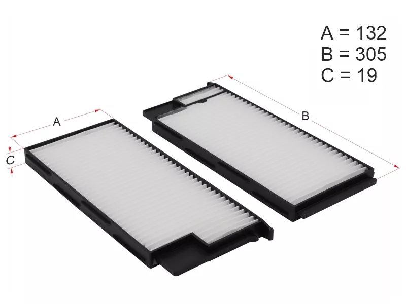 Фильтр салона TOYOTA LAND CRUISER 100 /LEXUS LX470 98-07 (комплект) - Артикул HSCF0063 - Производитель Hosu - Фото, Отзывы, Цены 