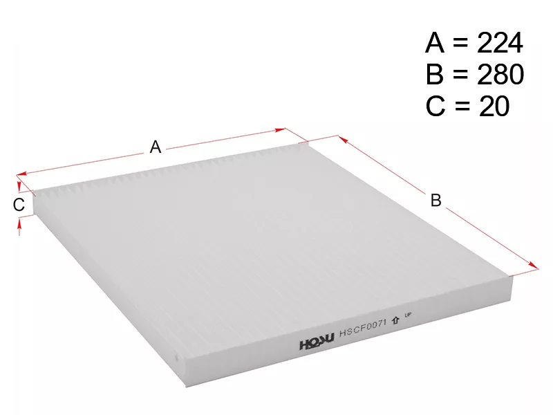 Фильтр салона NISSAN TEANA L33 14-/QX60 13 - Артикул HSCF0071 - Производитель Hosu - Фото, Отзывы, Цены 