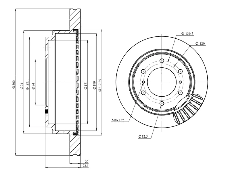 Диск тормозной (Сзади) Mitsubishi Pajero 99-20 / Montero 00 - Артикул HSDB0146 - Производитель Hosu - Фото, Отзывы, Цены 