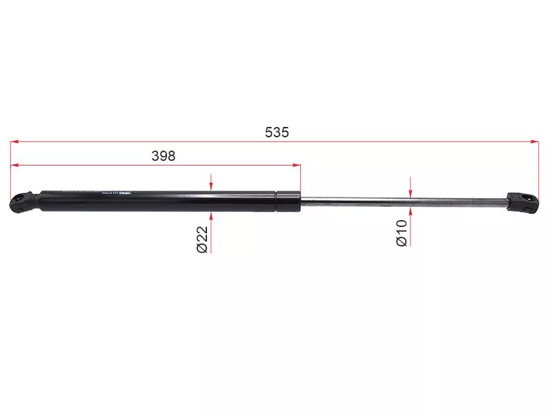 Амортизатор крышки багажника Volkswagen Tiguan 06-17 (Справа=Слева) - Артикул HSGS0008 - Производитель Hosu - Фото, Отзывы, Цены 