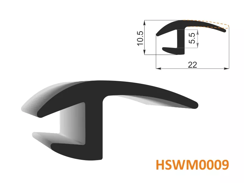 Молдинг универсальный (22mm) - бухта 30 м.(цена за 1метр) - Артикул HSWM0009 - Производитель Hosu - Фото, Отзывы, Цены 