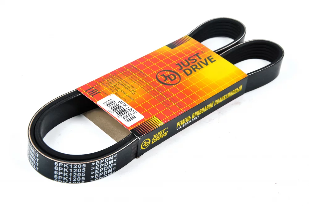 Ремень поликлиновый JD - Артикул 6PK1205 - Производитель Just Drive - Фото, Отзывы, Цены 