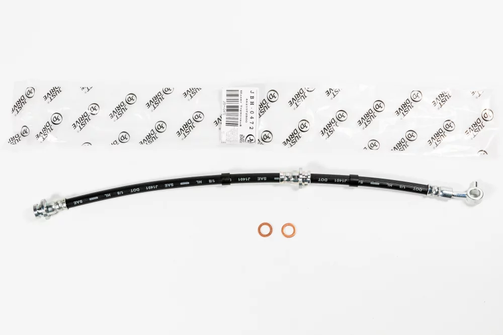 Тормозной шланг передний правый 481мм - Артикул JBH0472 - Производитель Just Drive - Фото, Отзывы, Цены 