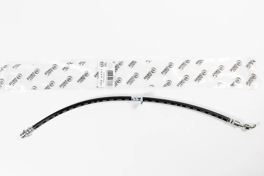 Тормозной шланг передний правый 590мм - Артикул JBH0491 - Производитель Just Drive - Фото, Отзывы, Цены 