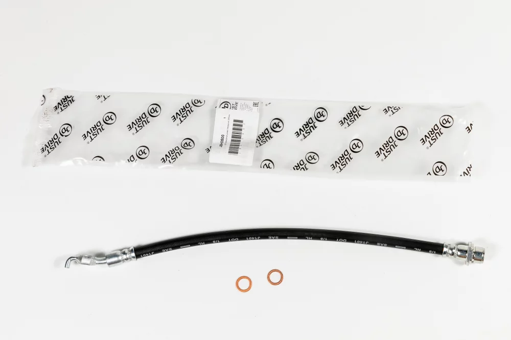 Тормозной шланг передний 385мм - Артикул JBH0500 - Производитель Just Drive - Фото, Отзывы, Цены 