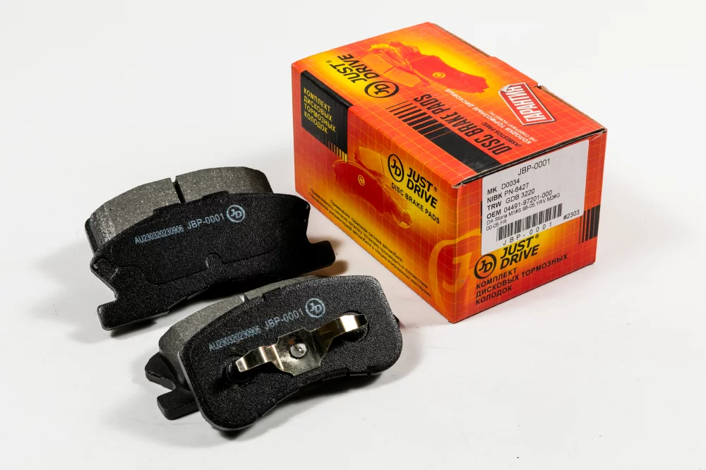 Колодки тормозные, передние D0034 - Артикул JBP0001 - Производитель Just Drive - Фото, Отзывы, Цены 