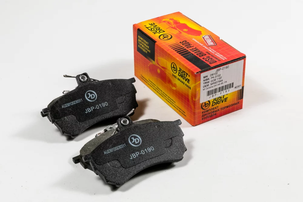 Колодки тормозные, передние D6102 - Артикул JBP0190 - Производитель Just Drive - Фото, Отзывы, Цены 
