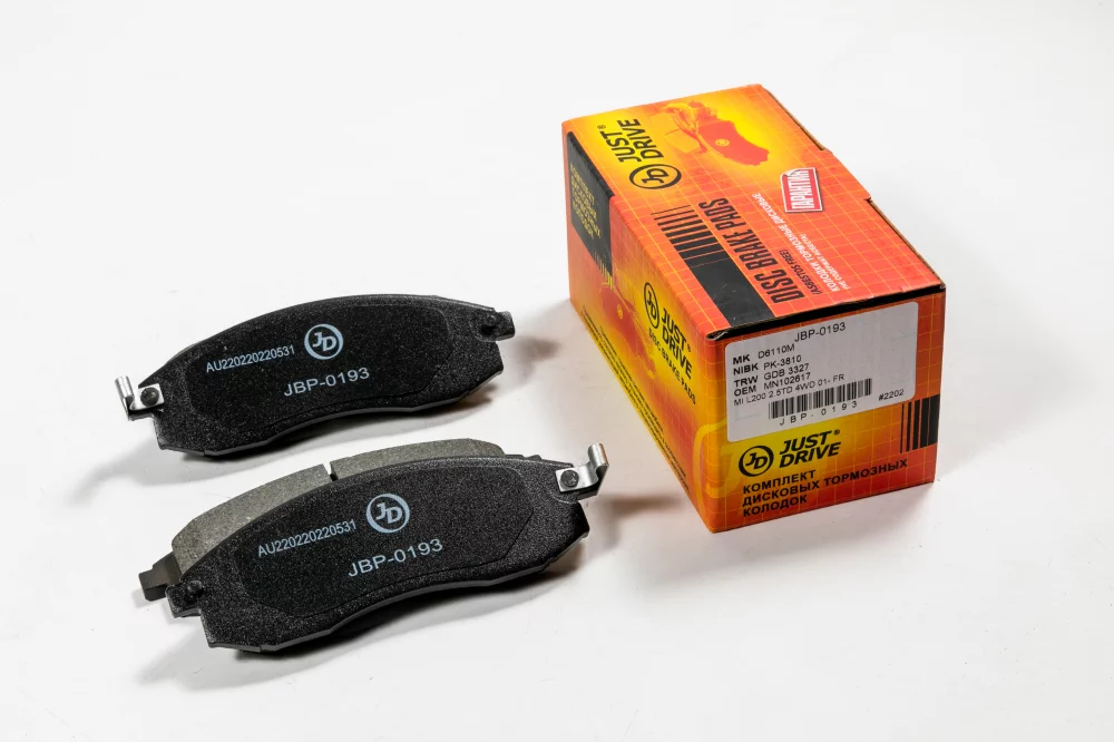 Колодки тормозные, передние D6110M - Артикул JBP0193 - Производитель Just Drive - Фото, Отзывы, Цены 
