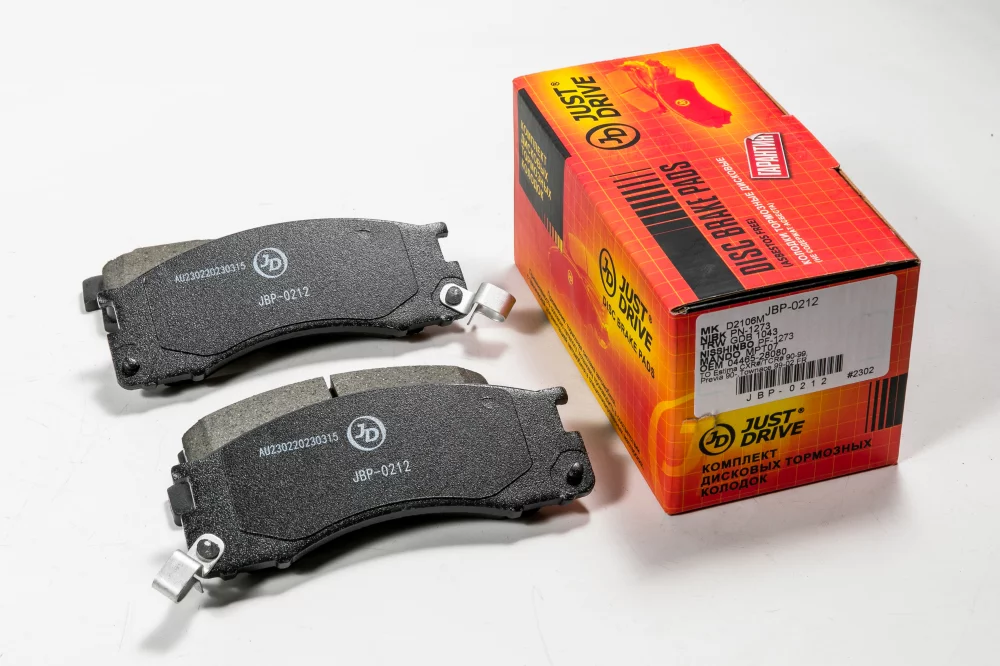 Колодки тормозные, передние D2106M - Артикул JBP0212 - Производитель Just Drive - Фото, Отзывы, Цены 
