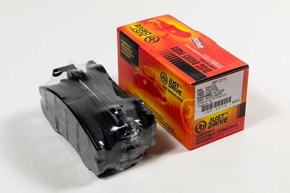 Колодки тормозные, передние D4031M - Артикул JBP0216 - Производитель Just Drive - Фото, Отзывы, Цены 