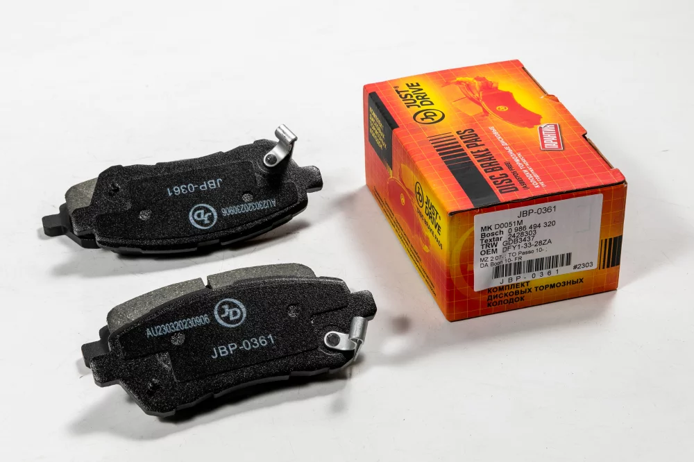 Колодки тормозные, передние D0051M - Артикул JBP0361 - Производитель Just Drive - Фото, Отзывы, Цены 