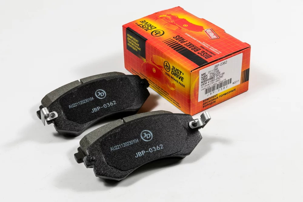Колодки тормозные, передние D1116M - Артикул JBP0362 - Производитель Just Drive - Фото, Отзывы, Цены 