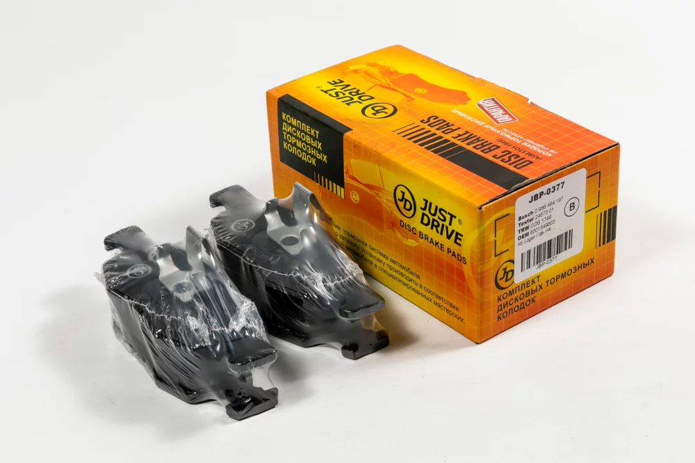 Колодки тормозные, передние - Артикул JBP0377 - Производитель Just Drive - Фото, Отзывы, Цены 