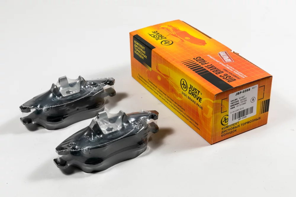 Колодки тормозные, передние - Артикул JBP0398 - Производитель Just Drive - Фото, Отзывы, Цены 