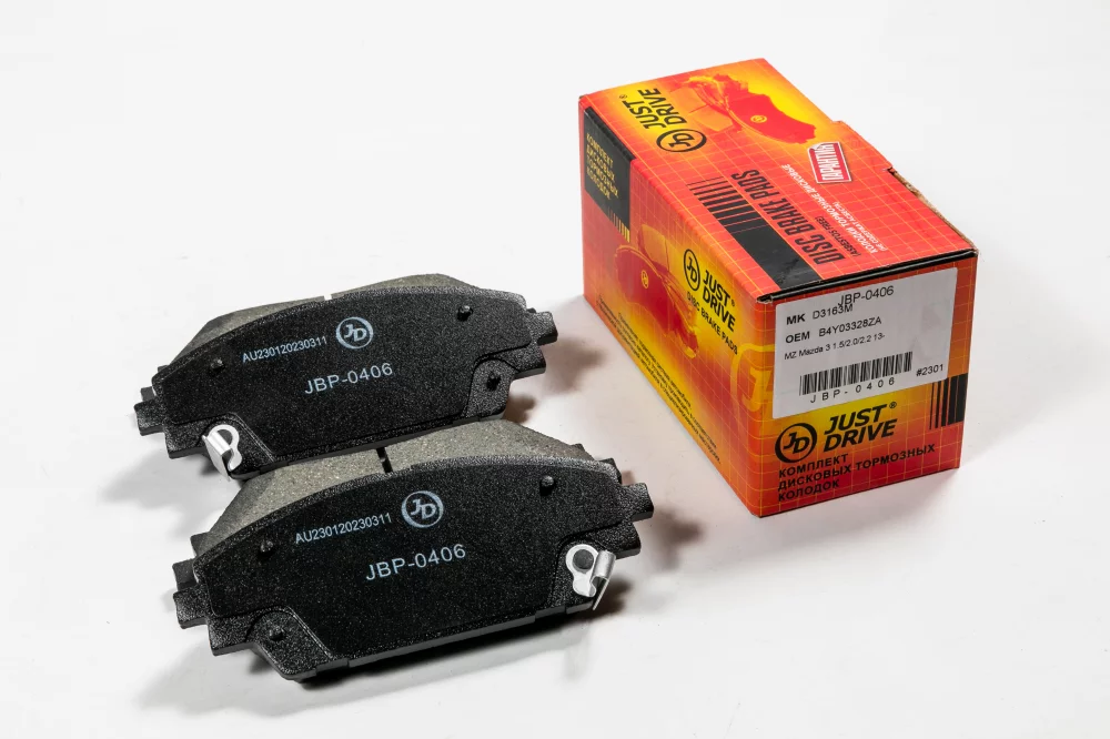 Колодки тормозные, передние - Артикул JBP0406 - Производитель Just Drive - Фото, Отзывы, Цены 