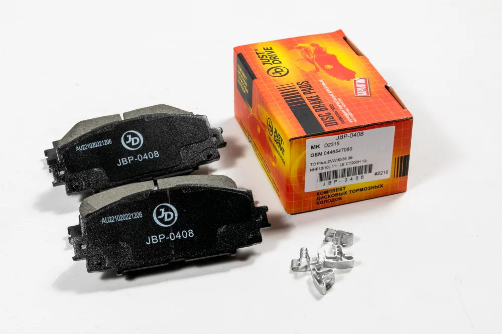 Колодки тормозные, передние - Артикул JBP0408 - Производитель Just Drive - Фото, Отзывы, Цены 