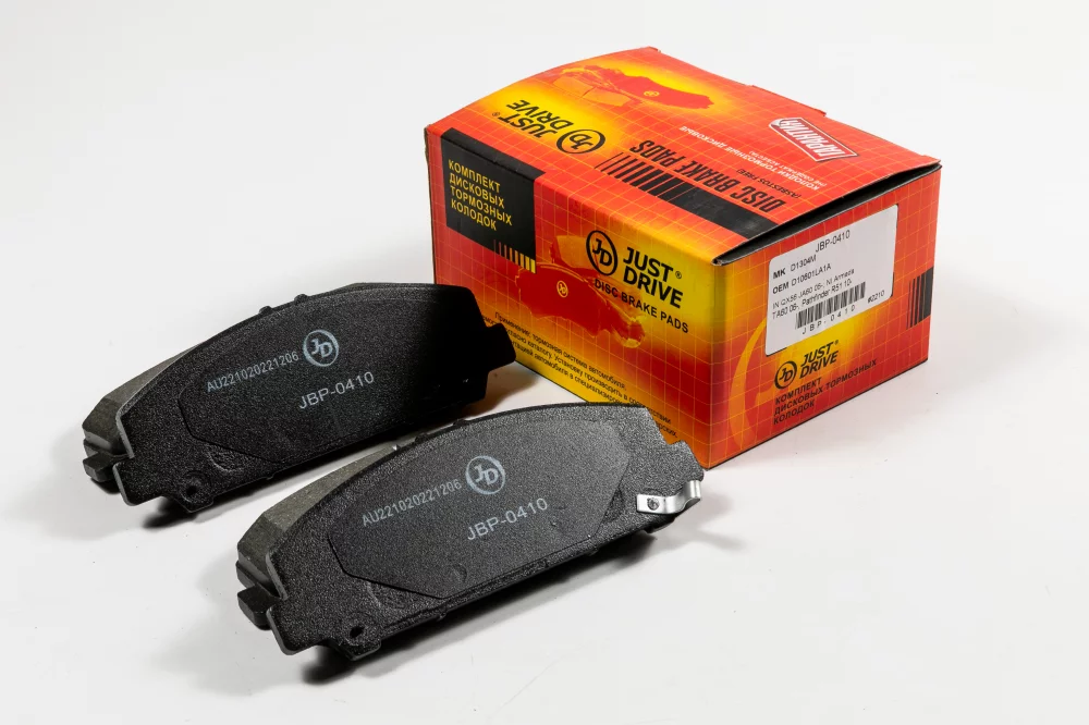 Колодки тормозные, передние - Артикул JBP0410 - Производитель Just Drive - Фото, Отзывы, Цены 