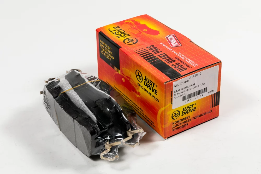 Колодки тормозные, передние - Артикул JBP0412 - Производитель Just Drive - Фото, Отзывы, Цены 