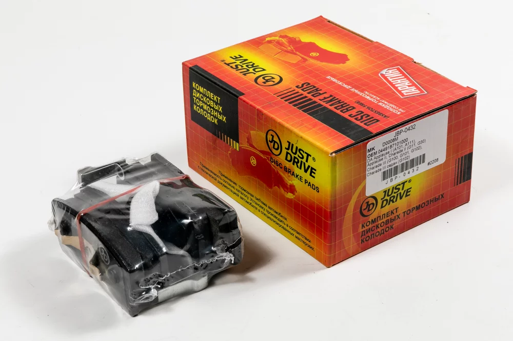 Колодки тормозные дисковые, передние - Артикул JBP0432 - Производитель Just Drive - Фото, Отзывы, Цены 