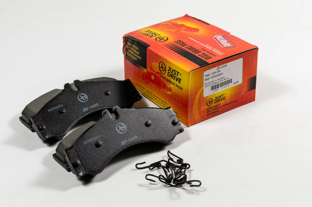 Колодки тормозные дисковые передние - Артикул JBP0449 - Производитель Just Drive - Фото, Отзывы, Цены 