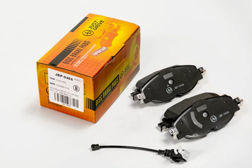 Колодки тормозные дисковые передние - Артикул JBP0466 - Производитель Just Drive - Фото, Отзывы, Цены 