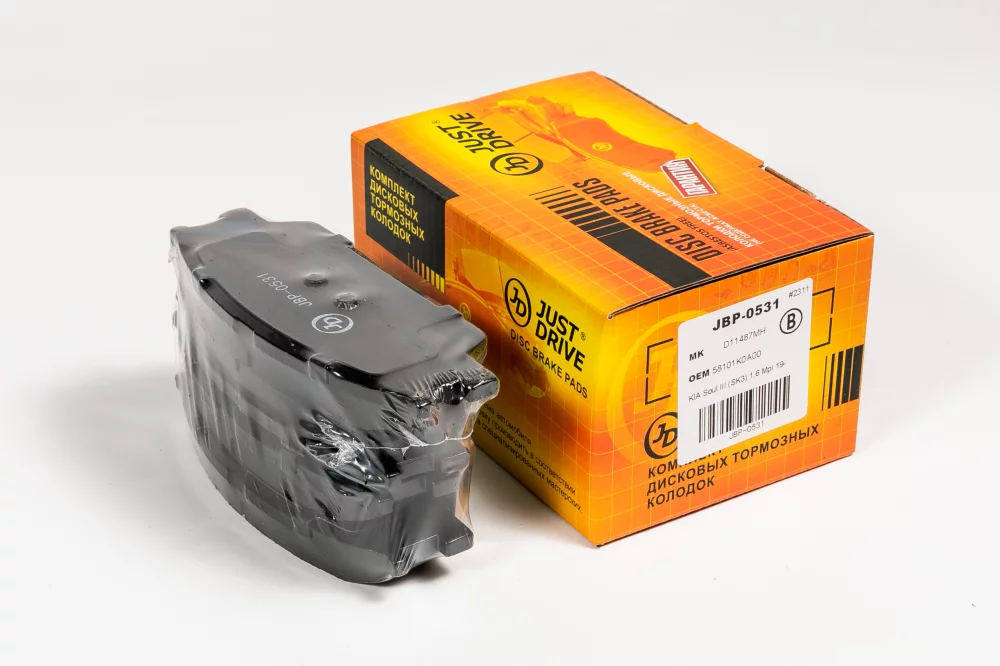 Колодки тормозные дисковые, передние - Артикул JBP0531 - Производитель Just Drive - Фото, Отзывы, Цены 