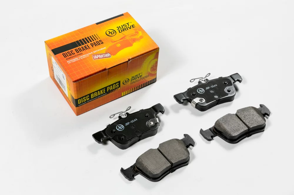Колодки тормозные дисковые, задние (с антискрипной пластиной) - Артикул JBP0544 - Производитель Just Drive - Фото, Отзывы, Цены 