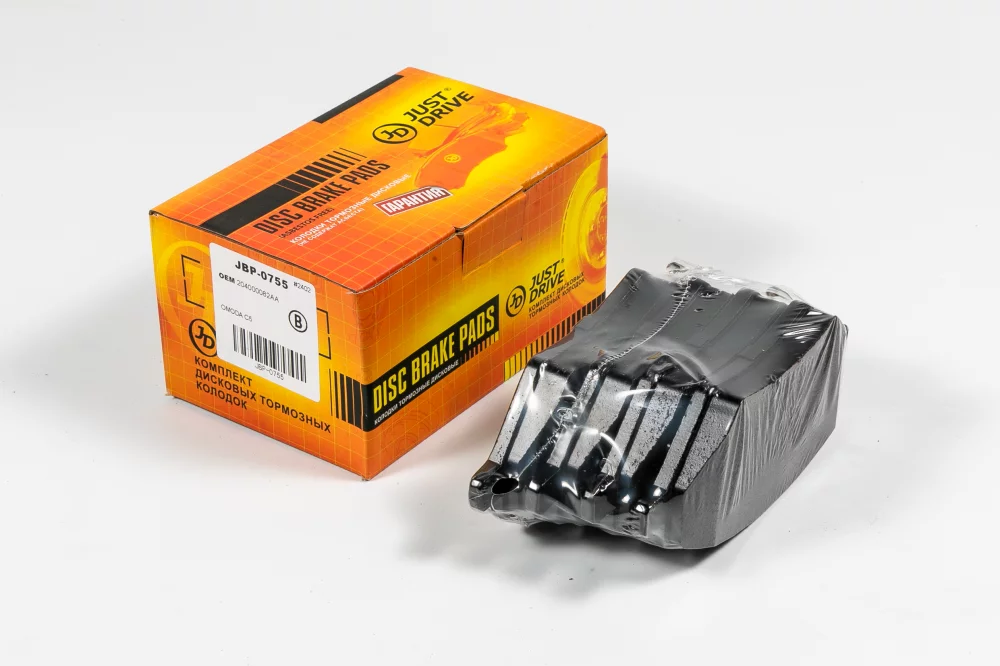 Колодки тормозные дисковые передние - Артикул JBP0755 - Производитель Just Drive - Фото, Отзывы, Цены 