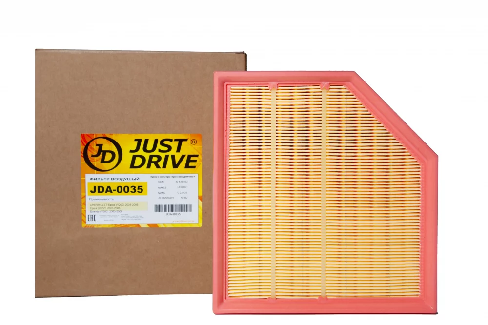 Фильтр воздушный - Артикул JDA0035 - Производитель Just Drive - Фото, Отзывы, Цены 
